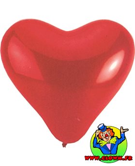 Ballons coeur rouge