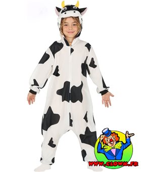 Déguisement pyjama vache enfant