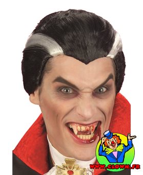 Perruque Comte Dracula