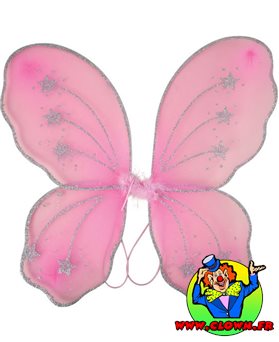 Ailes de papillon petite modèle roses