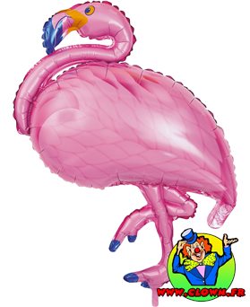 Ballon mylar flamingo