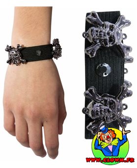 Bracelet élastique avec araignées
