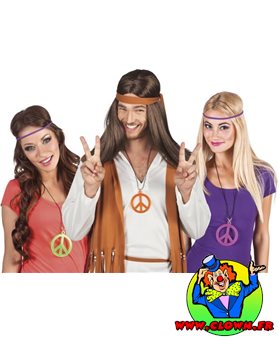 Collier Hippie 3 couleurs assorties