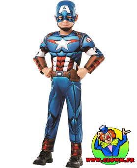 Déguisement Luxe Captain America Série Animée