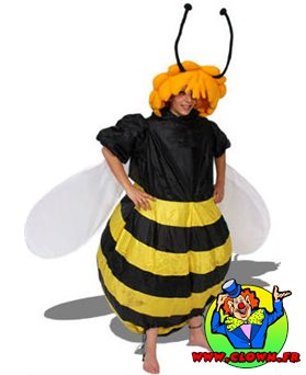 Déguisement adulte gonflable d'abeille