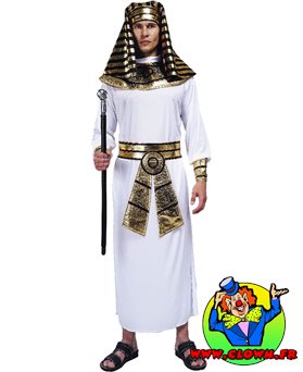 Déguisement adulte pharaon blanc
