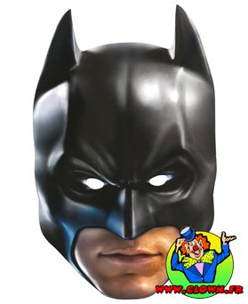 Masque Batman carton adulte