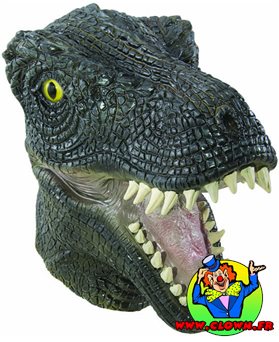 Masque adulte latex intégral T- rex