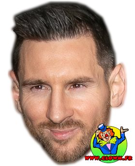 Masque carton Lionel Messi