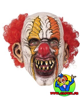 Masque intégral clown terrifiant