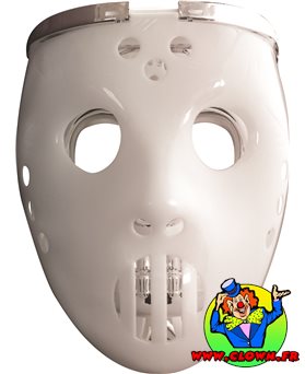 Masque lumineux squelette hockey