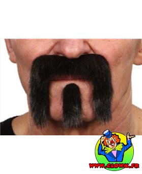 Moustache Seventies Noire