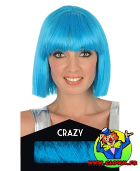 Perruque Crazy Turquoise