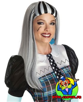 Perruque licence luxe frankie stein monster high