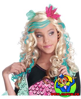 Perruque licence luxe lagoona blue monster high