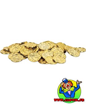 Sachet de 100 pièces dorées