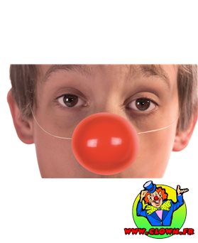 Sachet de 6 nez de clown enfant