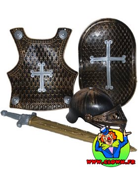 Set chevalier Knight bronze