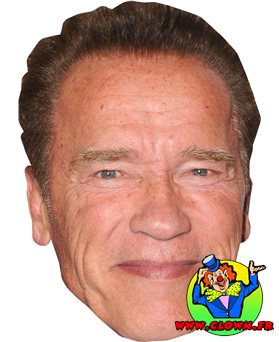 Masque carton Arnold Schwarzenegger