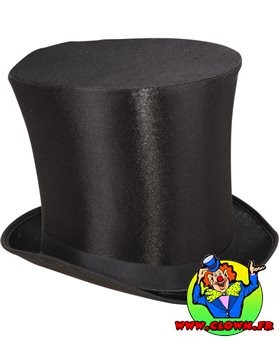 Chapeau trés haute forme noir